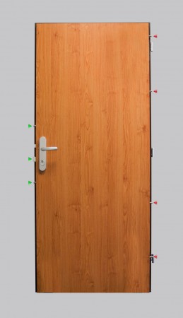 Protipožární bezpečnostní dveře - Praktik - K2/2